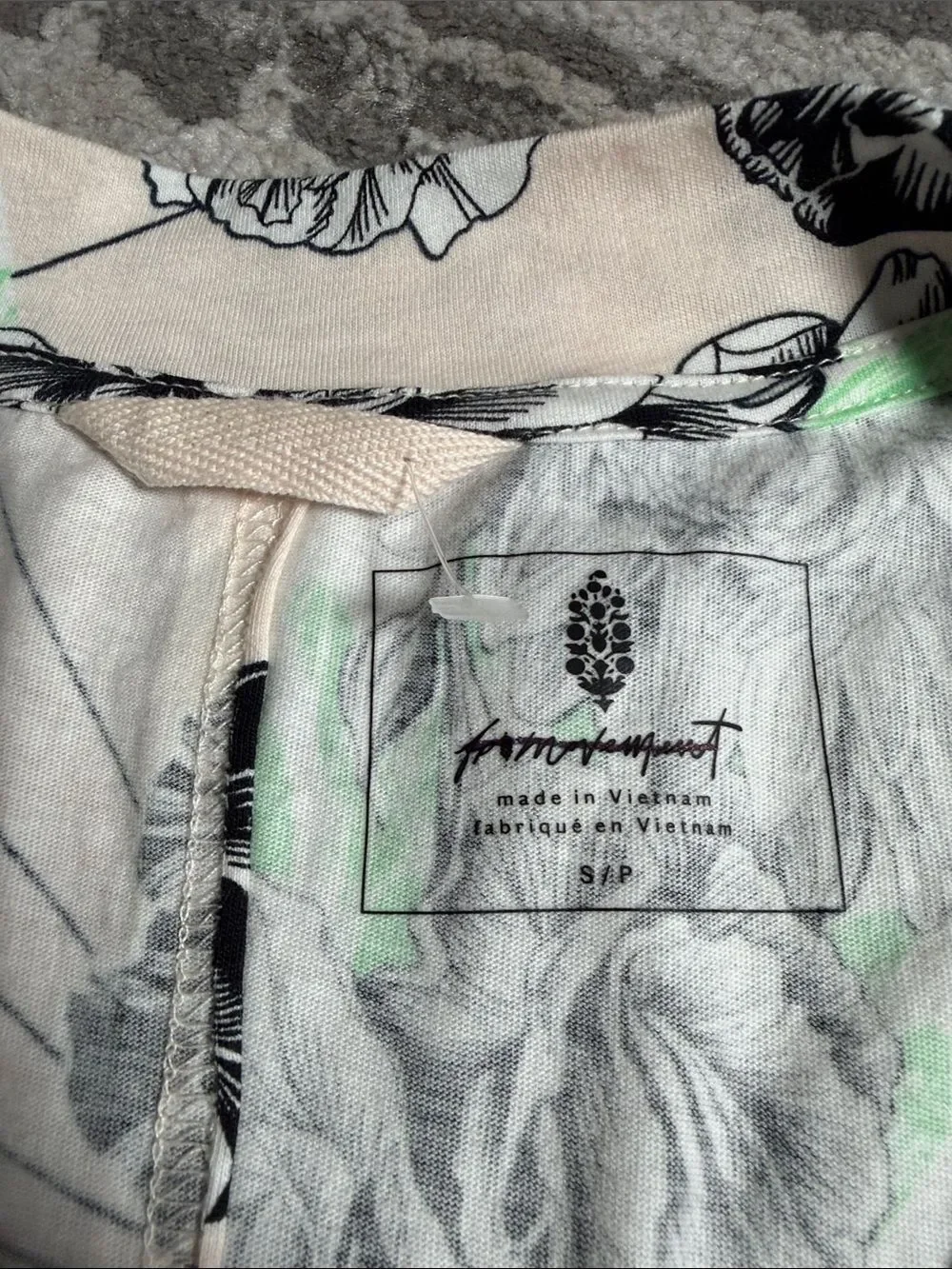 NWOT Free People Oversized Floral Tank